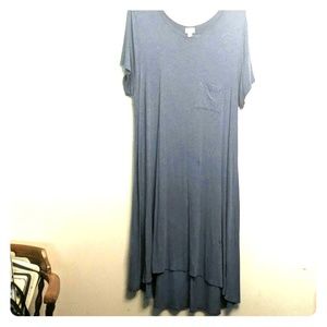 Blue Lularoe t-shirt dress